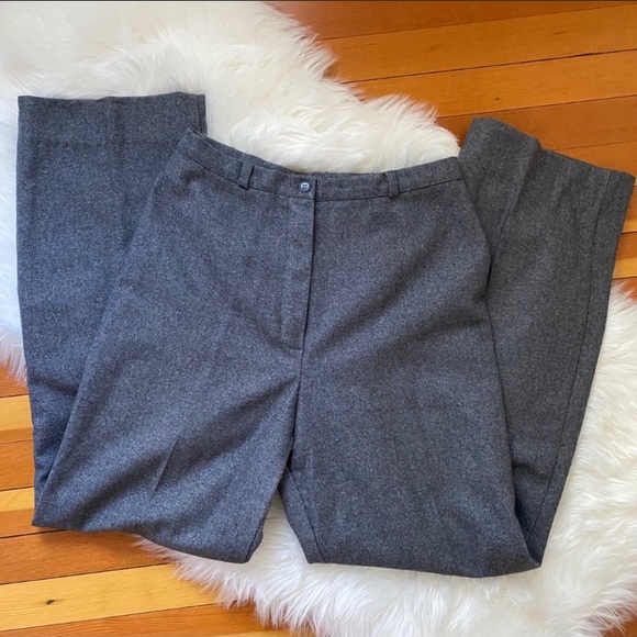 Vintage Wool Gray Trousers by Russ Petites - Picture 1 of 4